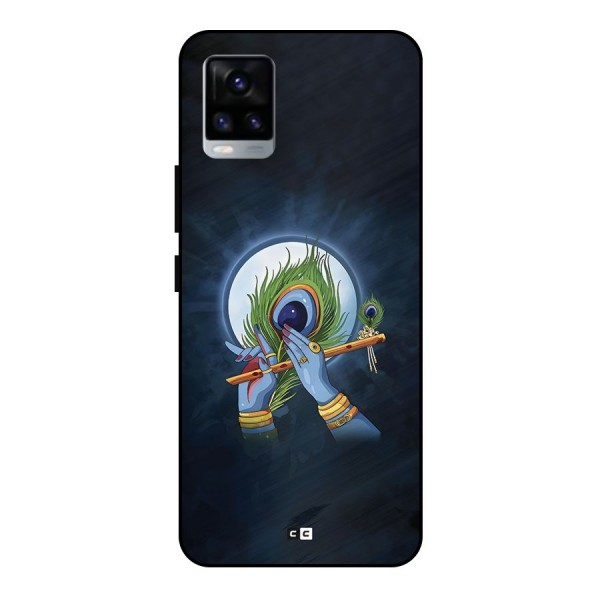 Lord Krishna Flute Metal Back Case for Vivo V20