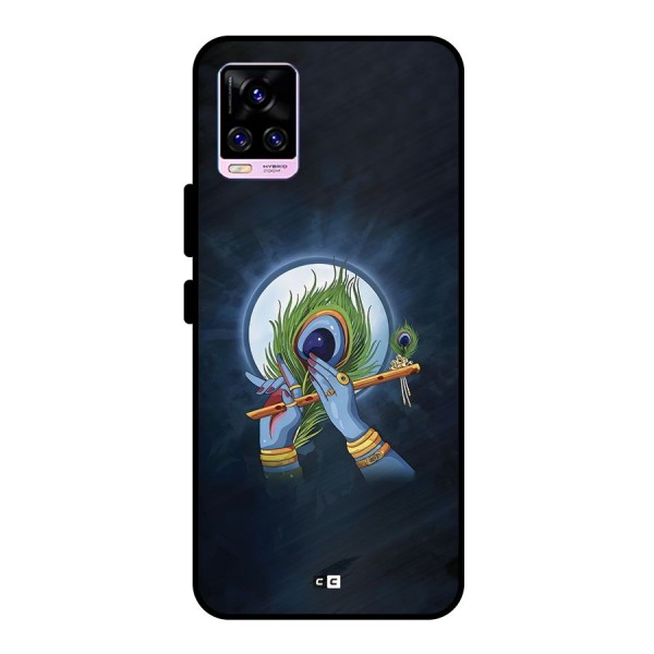Lord Krishna Flute Metal Back Case for Vivo V20 Pro