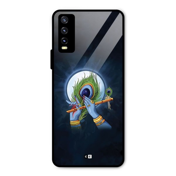 Lord Krishna Flute Metal Back Case for Vivo Y20t