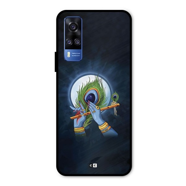 Lord Krishna Flute Metal Back Case for Vivo Y51A