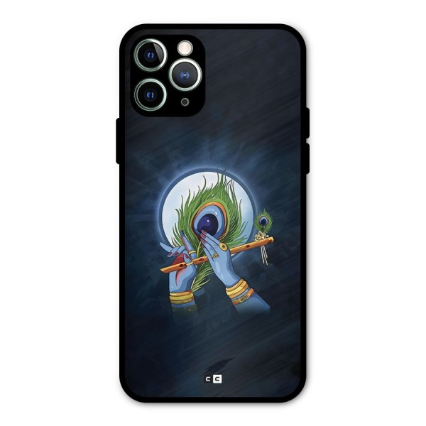 Lord Krishna Flute Metal Back Case for iPhone 11 Pro Max