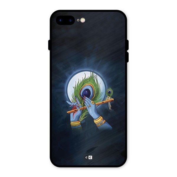 Lord Krishna Flute Metal Back Case for iPhone 7 Plus