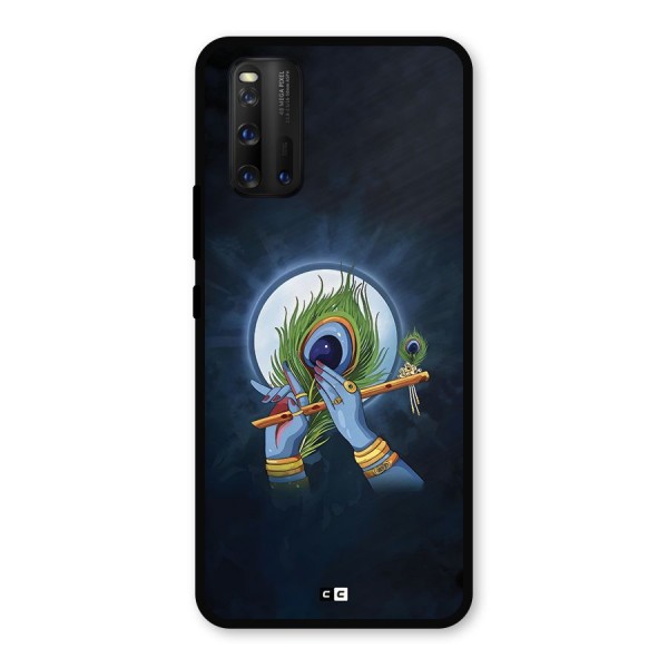 Lord Krishna Flute Metal Back Case for iQOO 3