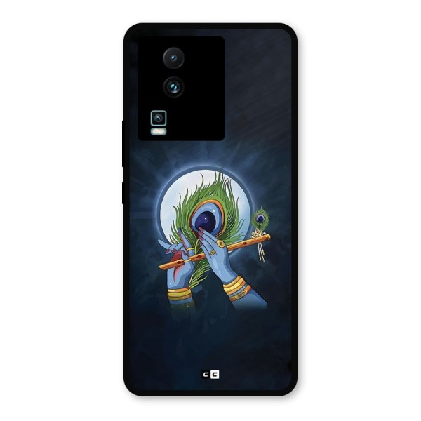 Lord Krishna Flute Metal Back Case for iQOO Neo 7