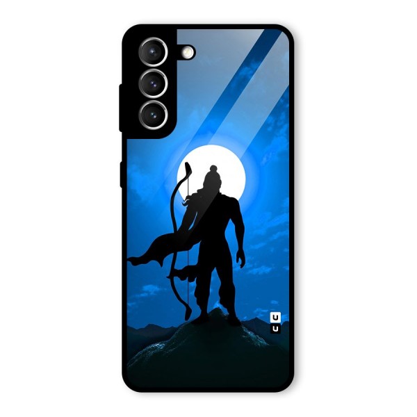 Lord Ram Illustration Glass Back Case for Galaxy S21 5G