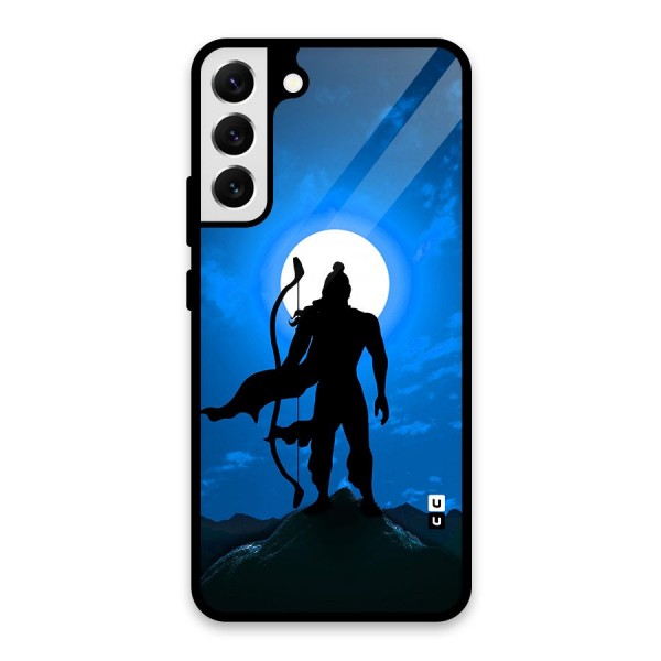 Lord Ram Illustration Glass Back Case for Galaxy S22 Plus 5G