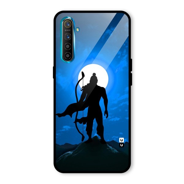 Lord Ram Illustration Glass Back Case for Realme X2