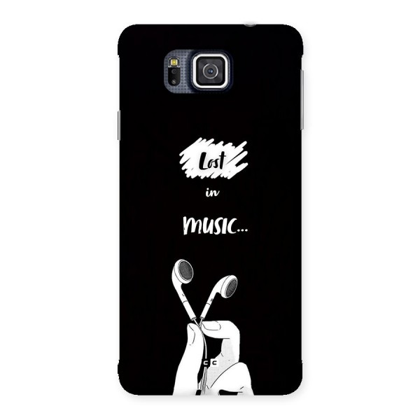 Lost In Music Back Case for Galaxy Alpha