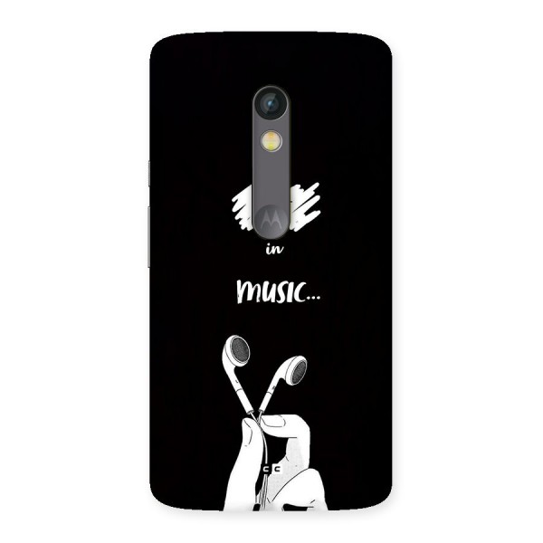 Lost In Music Back Case for Moto X Play