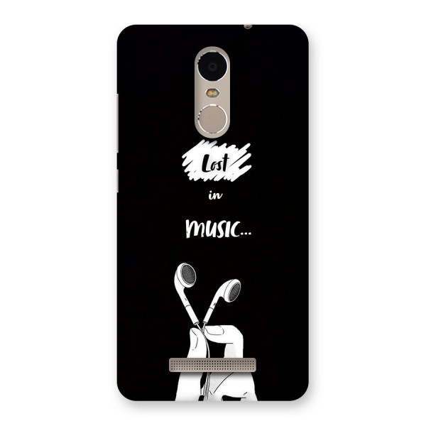 Lost In Music Back Case for Redmi Note 3
