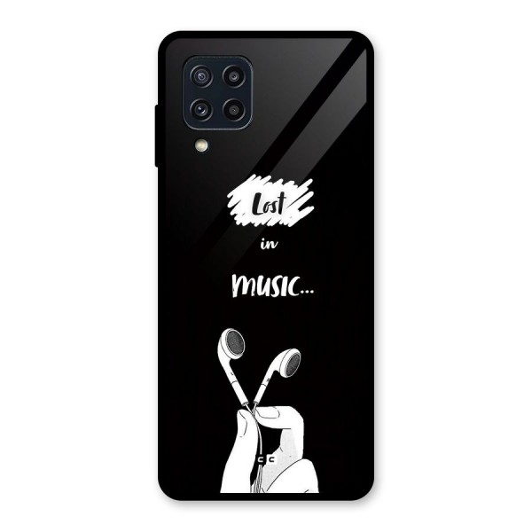 Lost In Music Glass Back Case for Galaxy M32