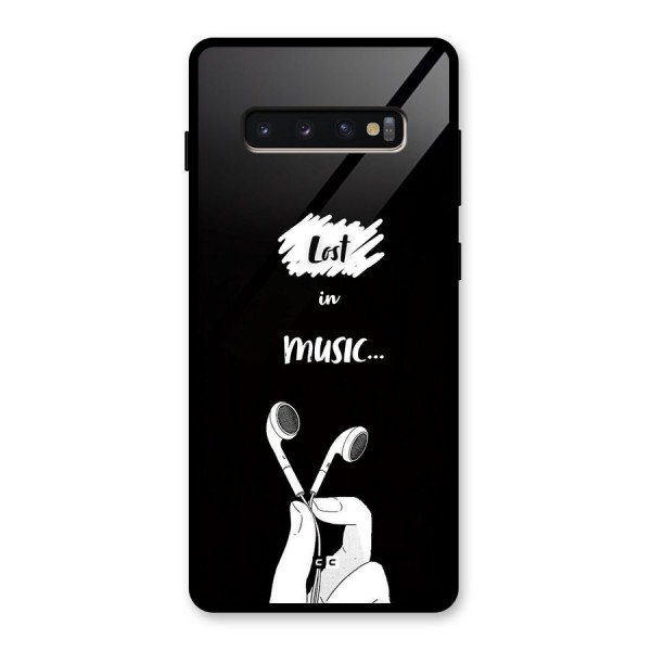 Lost In Music Glass Back Case for Galaxy S10 Plus