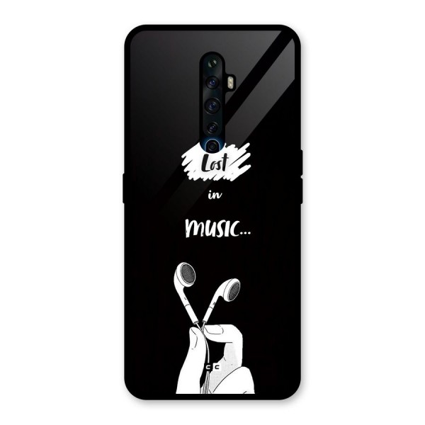 Lost In Music Glass Back Case for Oppo Reno2 F