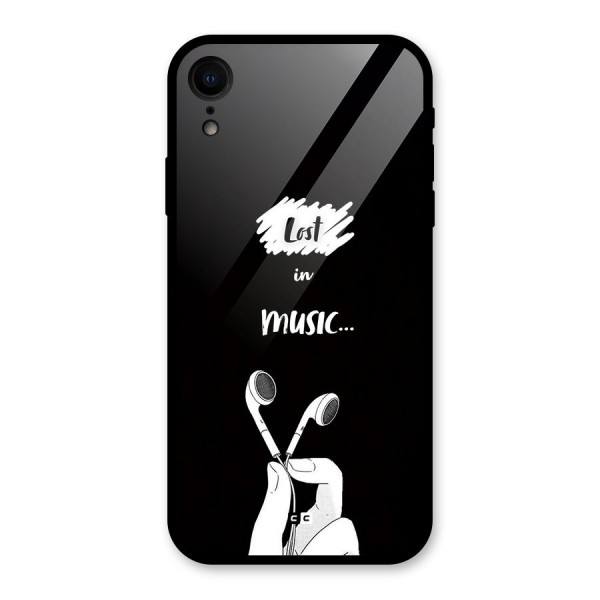 Lost In Music Glass Back Case for iPhone XR