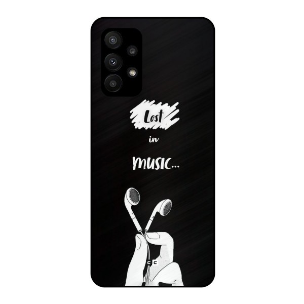 Lost In Music Metal Back Case for Galaxy A23