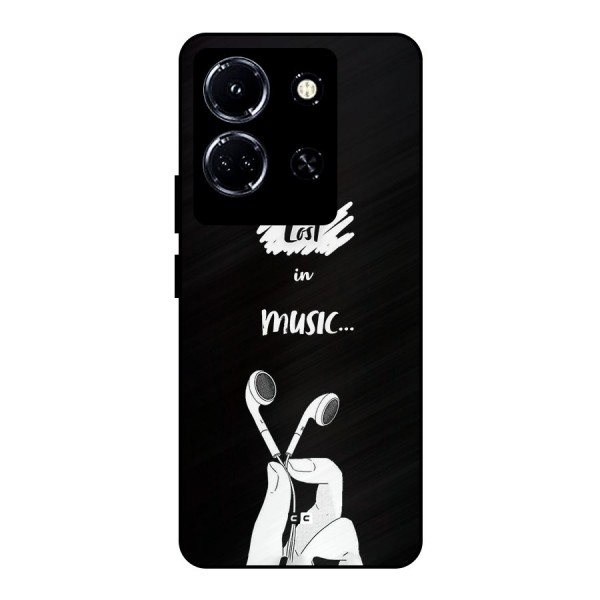 Lost In Music Metal Back Case for Infinix Note 30 5G