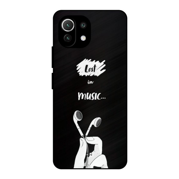 Lost In Music Metal Back Case for Mi 11 Lite