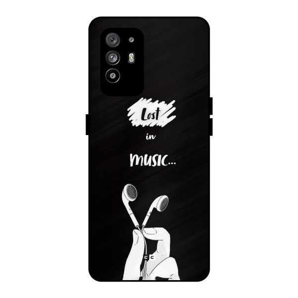 Lost In Music Metal Back Case for Oppo F19 Pro Plus 5G
