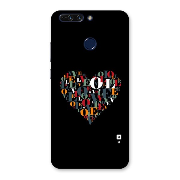 Love Abstract Heart Art Back Case for Honor 8 Pro