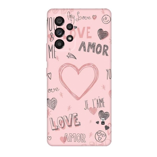 Love Amor Back Case for Galaxy A53 5G