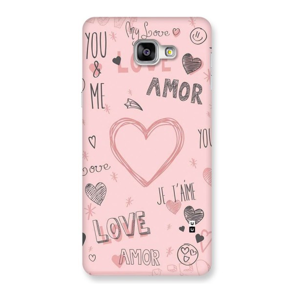 Love Amor Back Case for Galaxy A9