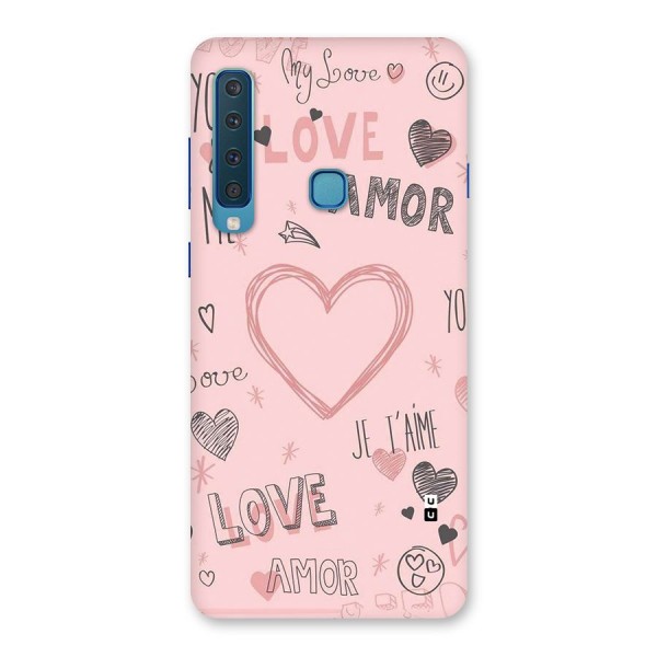Love Amor Back Case for Galaxy A9 (2018)