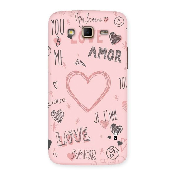 Love Amor Back Case for Galaxy Grand 2