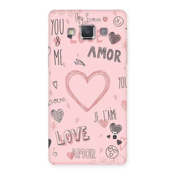 Love Amor Back Case for Galaxy Grand 3