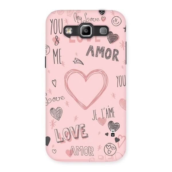 Love Amor Back Case for Galaxy Grand Quattro