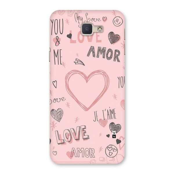 Love Amor Back Case for Galaxy J5 Prime