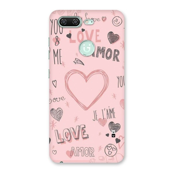 Love Amor Back Case for Gionee S10
