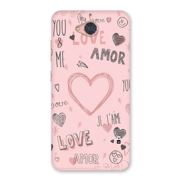 Love Amor Back Case for Gionee S6 Pro