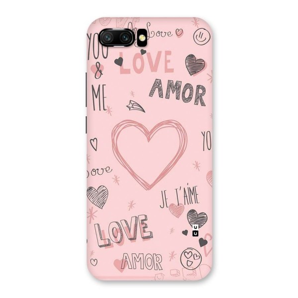 Love Amor Back Case for Honor 10