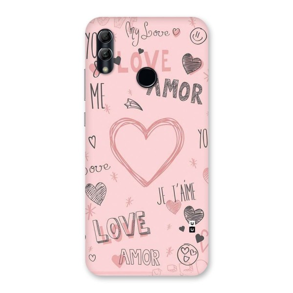 Love Amor Back Case for Honor 10 Lite