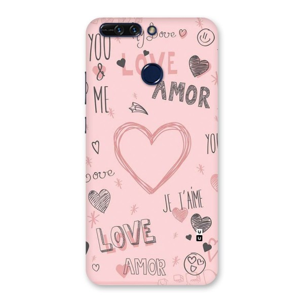 Love Amor Back Case for Honor 8 Pro