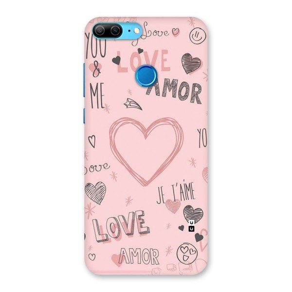 Love Amor Back Case for Honor 9 Lite