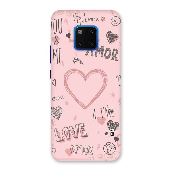 Love Amor Back Case for Huawei Mate 20 Pro