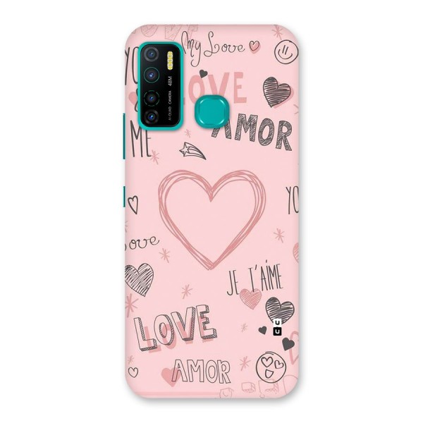 Love Amor Back Case for Infinix Hot 9 Pro