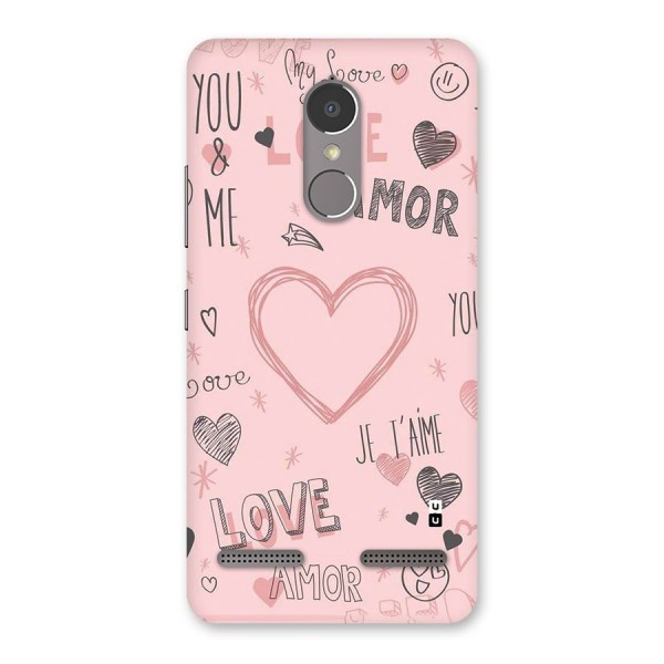 Love Amor Back Case for Lenovo K6