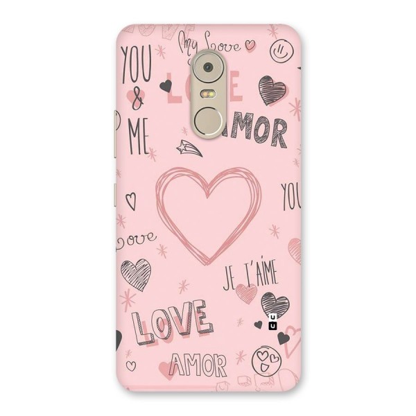 Love Amor Back Case for Lenovo K6 Note
