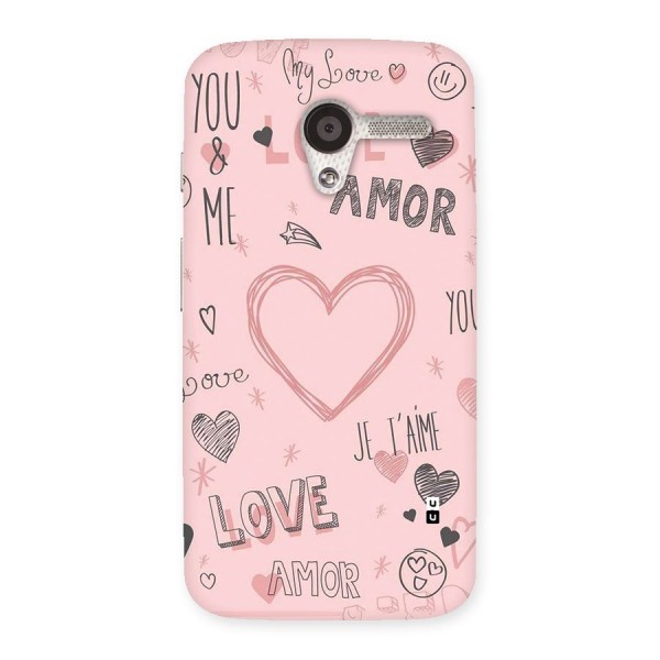 Love Amor Back Case for Moto X