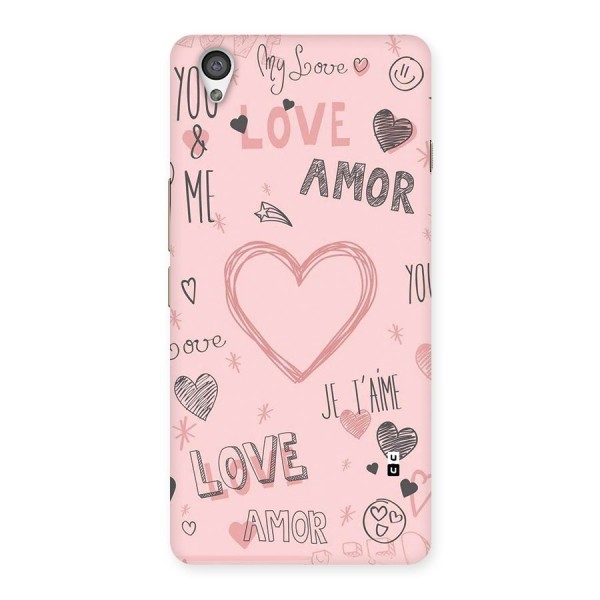 Love Amor Back Case for OnePlus X