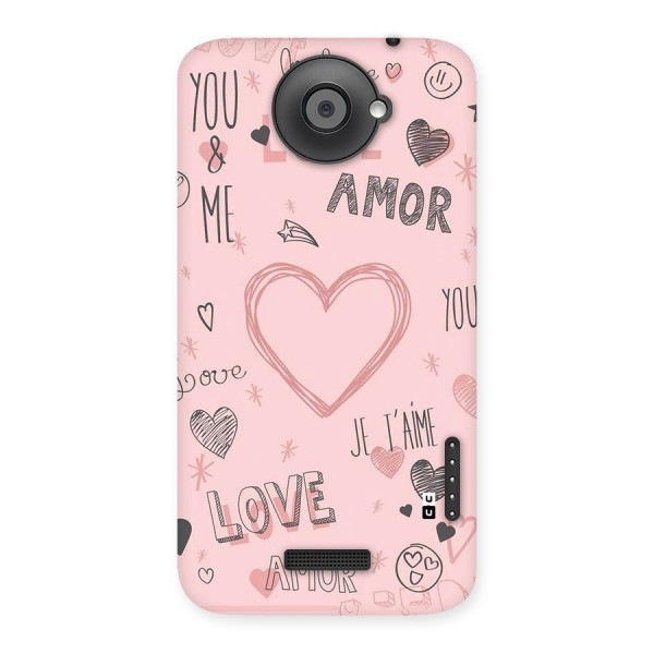 Love Amor Back Case for One X