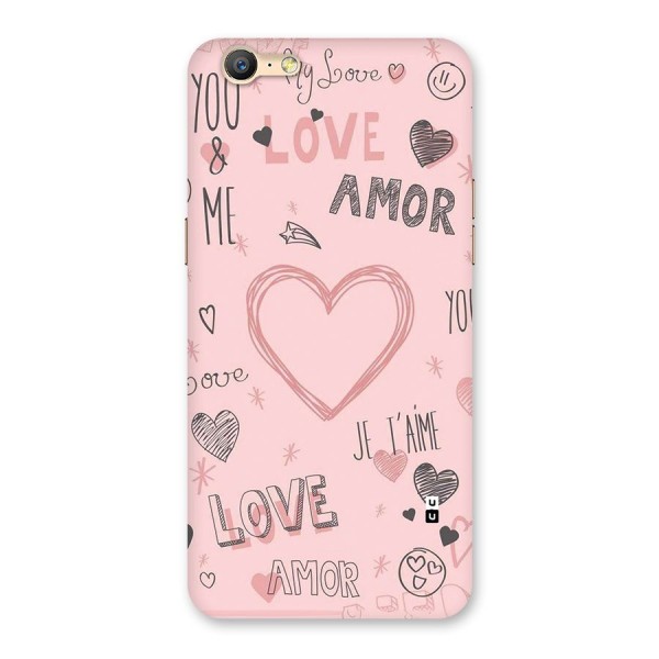 Love Amor Back Case for Oppo A39