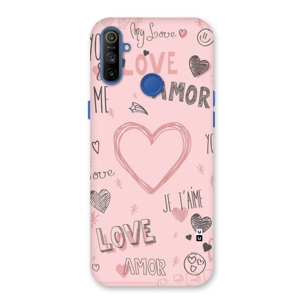 Love Amor Back Case for Realme Narzo 10A
