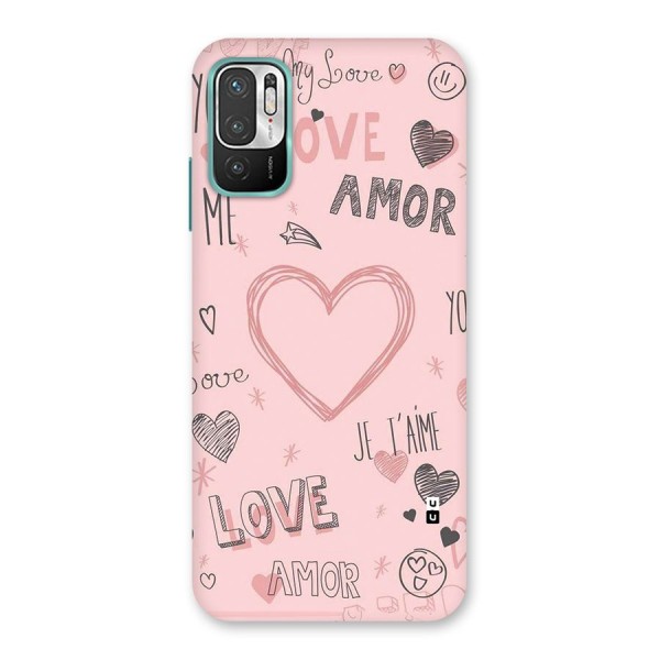 Love Amor Back Case for Redmi Note 10T 5G
