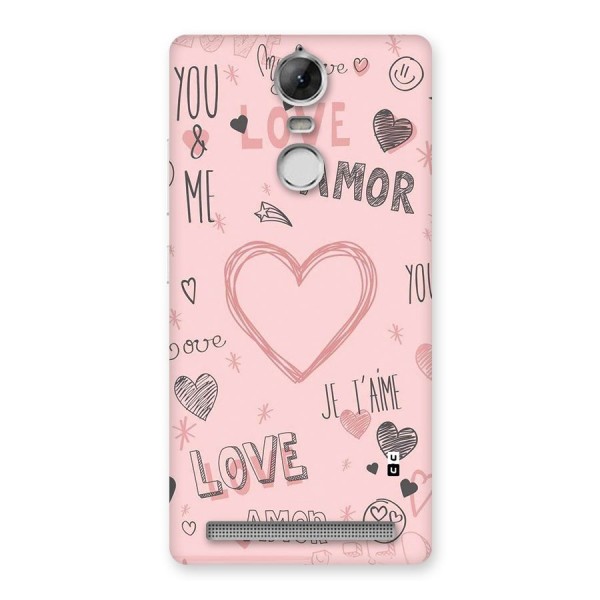 Love Amor Back Case for Vibe K5 Note