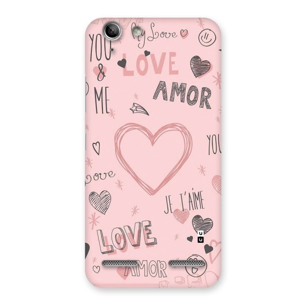 Love Amor Back Case for Vibe K5 Plus