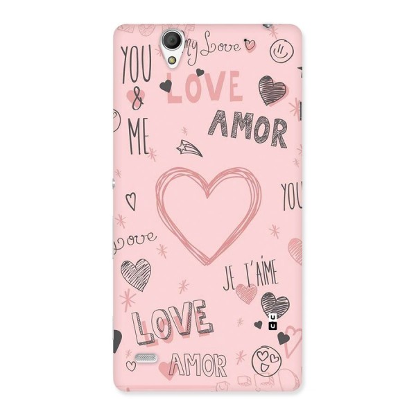 Love Amor Back Case for Xperia C4