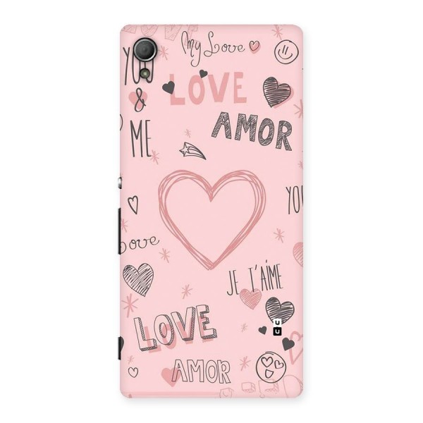 Love Amor Back Case for Xperia Z4